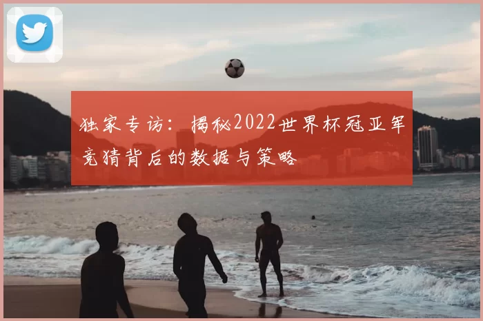 独家专访:揭秘2022世界杯冠亚军竞猜背后的数据与策略