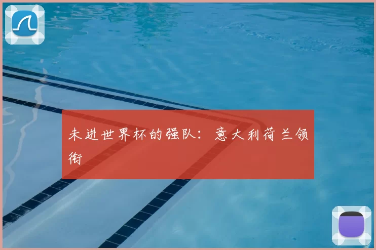 未进世界杯的强队：意大利荷兰领衔
